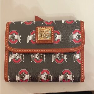 Dooney & Bourke Ohio State Logo Wallet - Black and Red